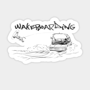 Wakeboarding Sticker